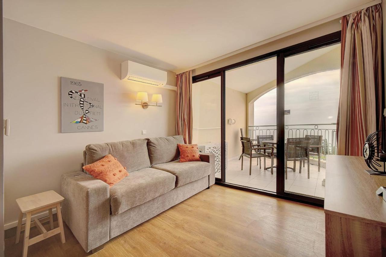Immogroom - 2 Rooms Sea View - Swimming Pool - Terrace - Parking - Ac Cannes Buitenkant foto